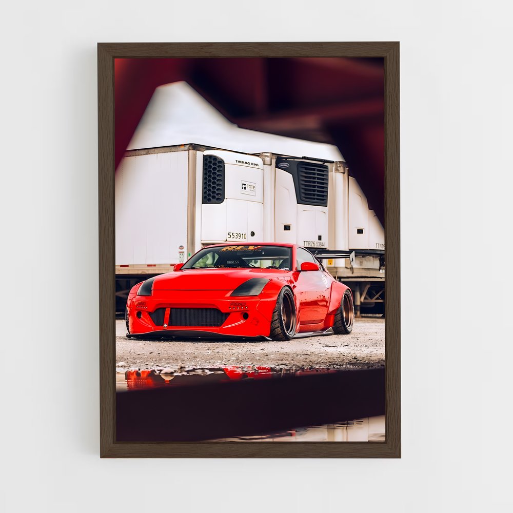 Poster Nismo en Rouge – affiche Nissan (vue 5)